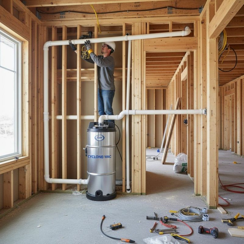 Central Vacuum System Installation detail